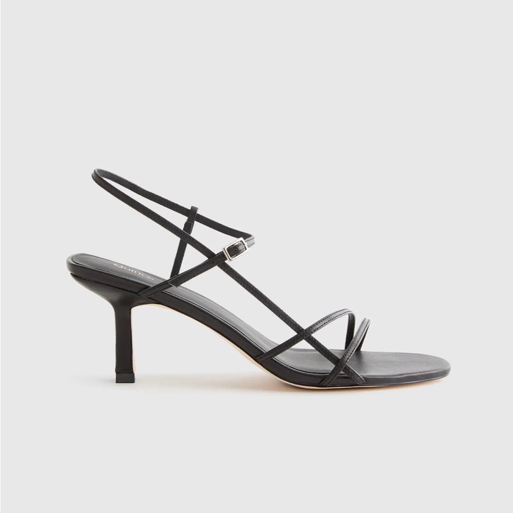 Quince Italian Leather Strappy Sandal 70mm